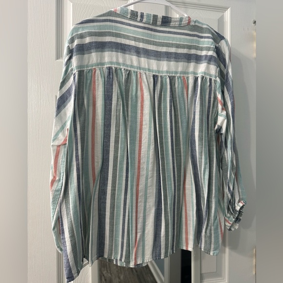 Knox Rose Striped Swing Top size XL - Picture 3 of 5